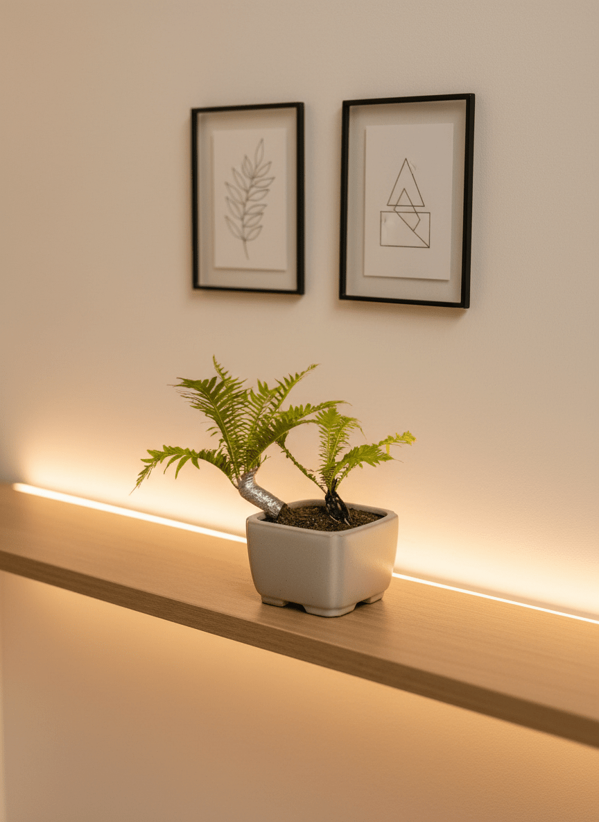 Bonsai Tree Fern - Silver Lady - Potted plant - POTT-BONS-GRW-7848 - Tumbleweed Plants - Online Plant Delivery Singapore