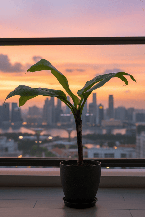 Banana Tree - Potted plant - POTT-DWAR-GRW-5594 - Tumbleweed Plants - Online Plant Delivery Singapore