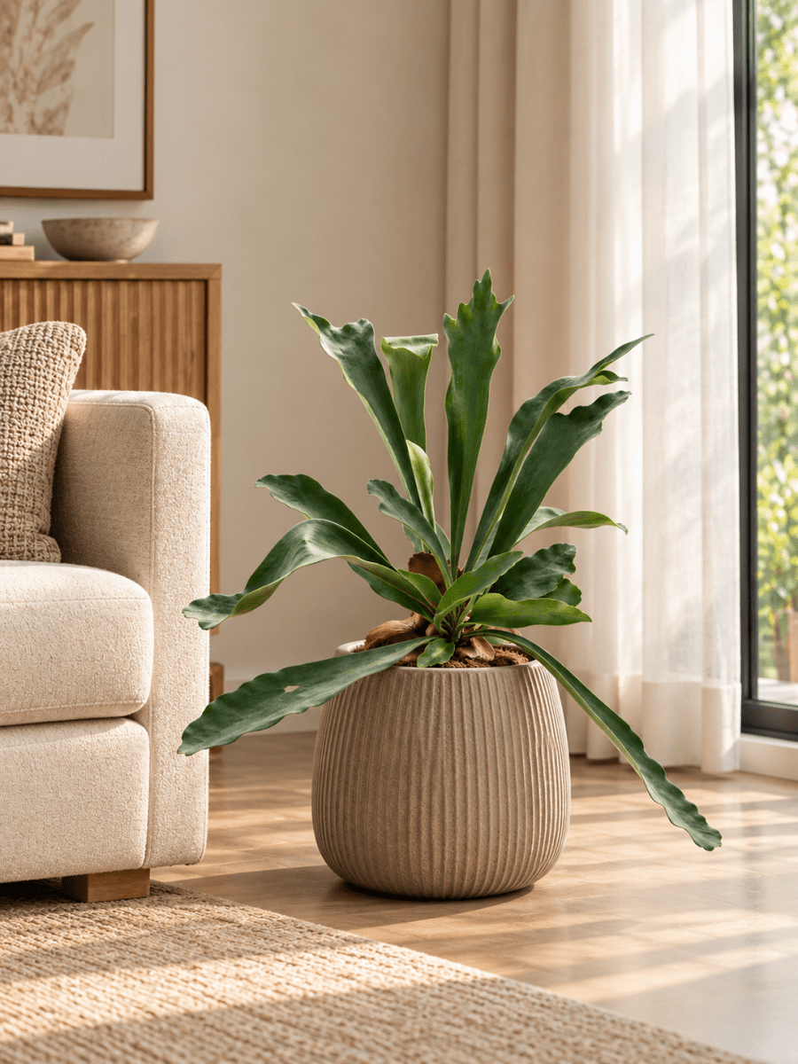 French Staghorn Fern - Potted plant - GIFT-STAG-2826 - Tumbleweed Plants - Online Plant Delivery Singapore
