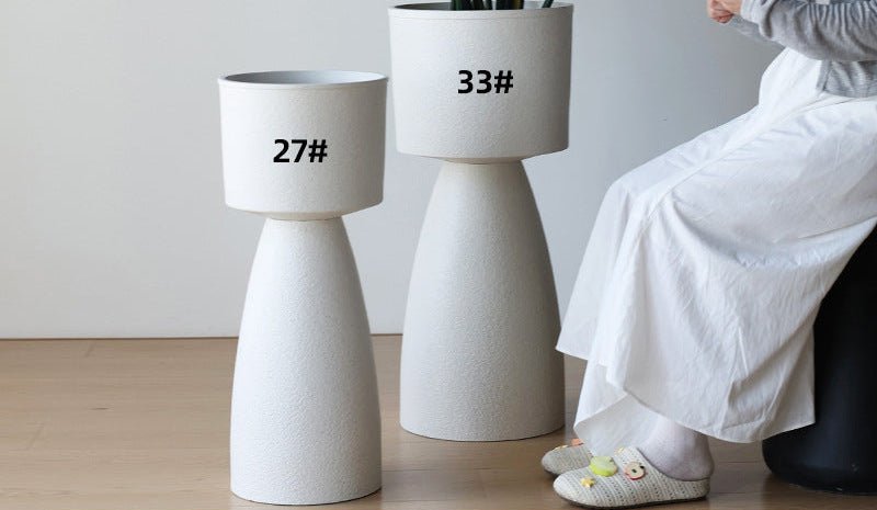 Tall Tora Pot with Base - Large