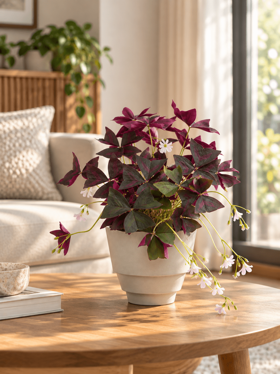 Oxalis Triangularis Purple Shamrocks - Potted plant - JUST-OXAL-GRW-2464 - Tumbleweed Plants - Online Plant Delivery Singapore