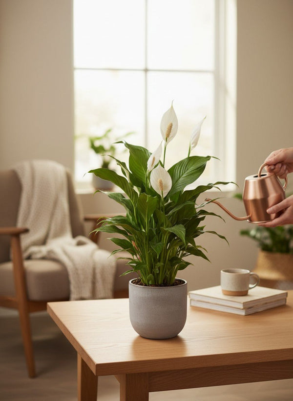 Peace Lily - Pearl Cupido - Potted plant - POTT-PEAC-GRW-7226 - Tumbleweed Plants - Online Plant Delivery Singapore