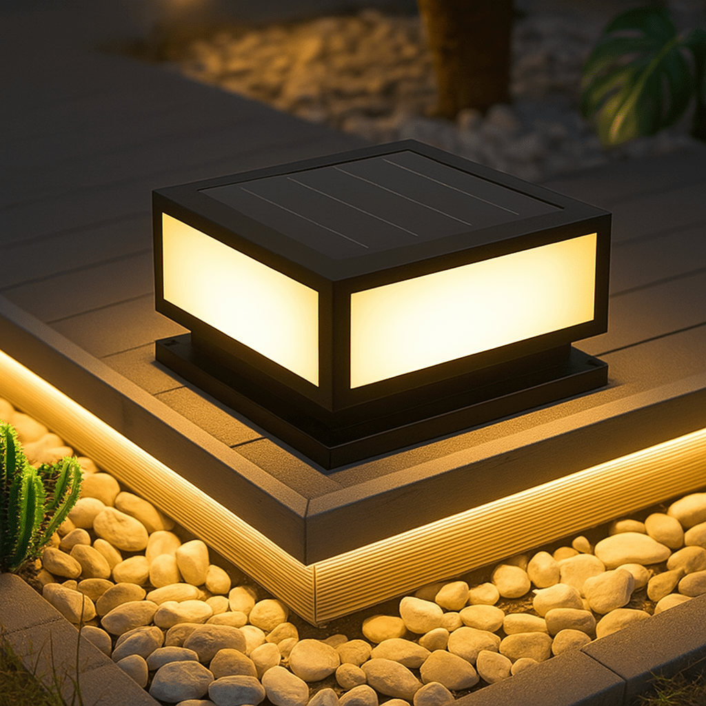 Cube Column Solar Garden Lights - Garden Lights - 5507534729456 - Tumbleweed Plants - Online Plant Delivery Singapore