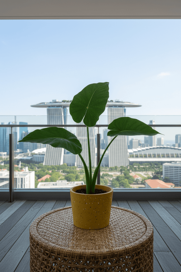 Giant Taro Large - Potted plant - JUST-GIAN-GRW-2480 - Tumbleweed Plants - Online Plant Delivery Singapore