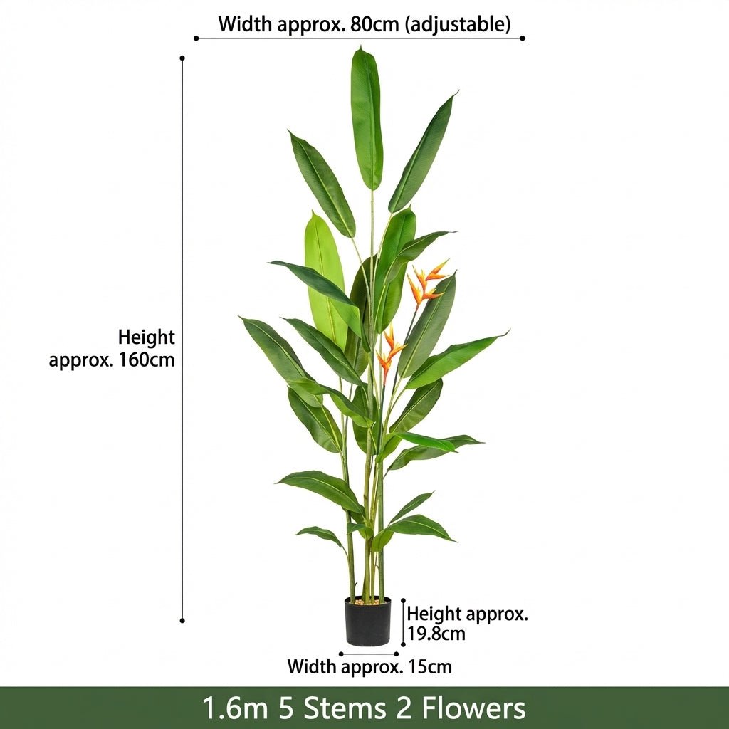 Tropical Bird of Paradise Artificial Plant