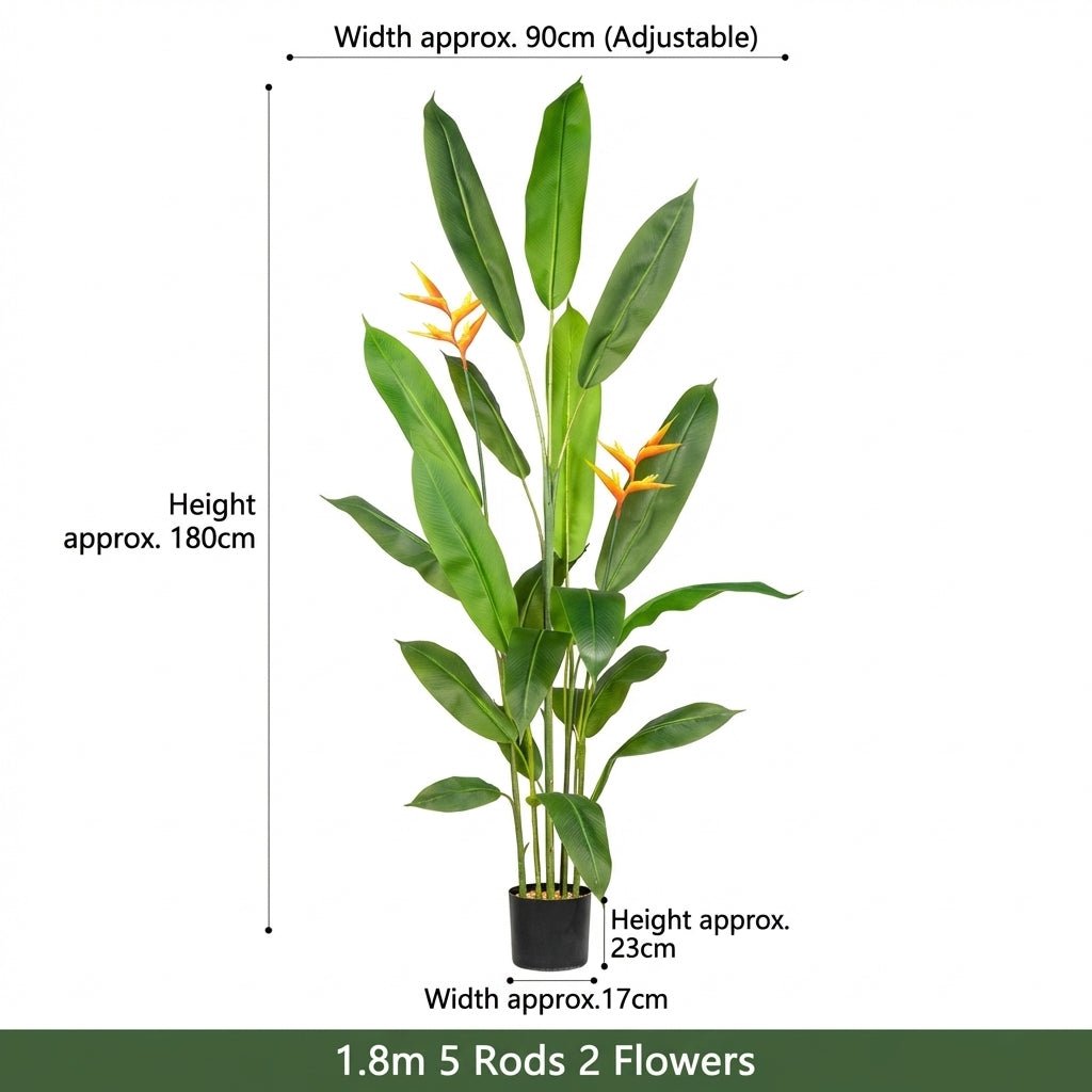 Tropical Bird of Paradise Artificial Plant