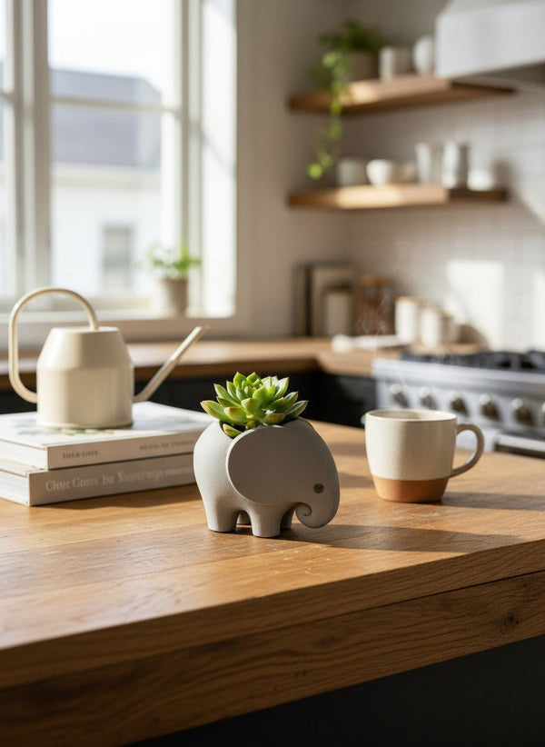 Ellie the Elephant Planter - Pots - - Tumbleweed Plants - Online Plant Delivery Singapore