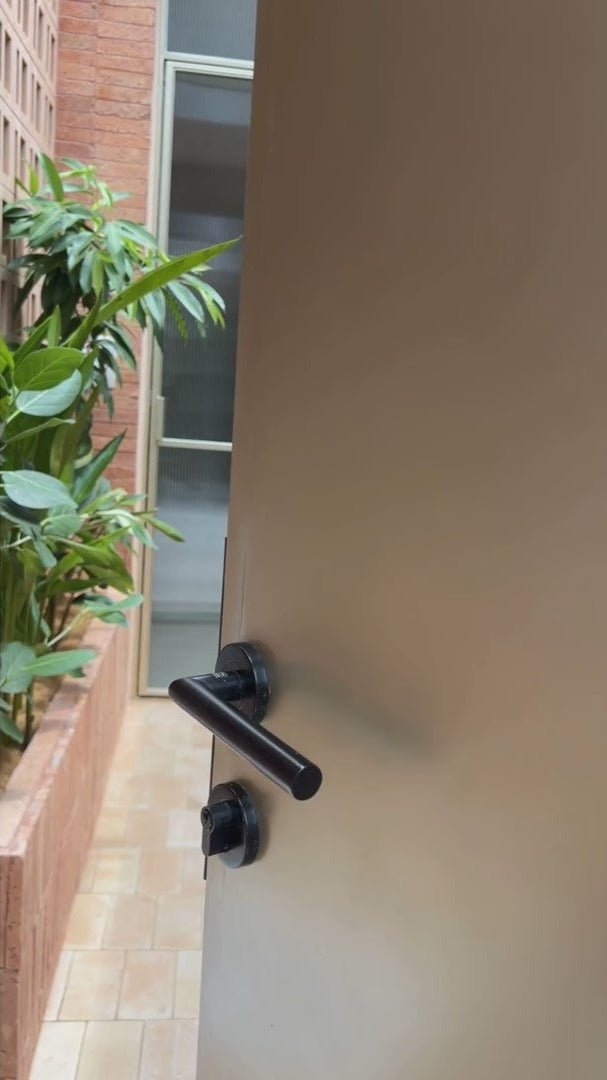 A planted entrance