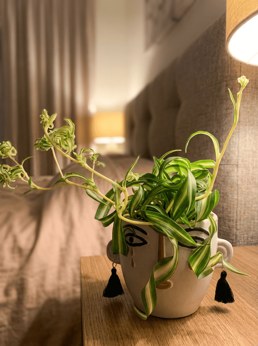 Spider Plant 'Bonnie' - Potted plant - JUST-SPID-GRW-2644 - Tumbleweed Plants - Online Plant Delivery Singapore