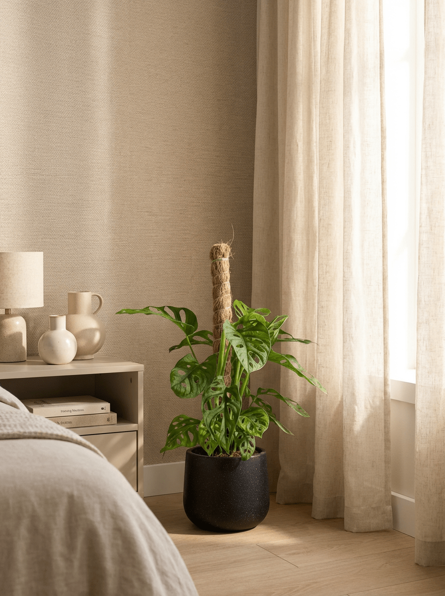 Swiss Cheese Plant in Grow Pole - Potted plant - POTT-SWIS-GRW-6249 - Tumbleweed Plants - Online Plant Delivery Singapore