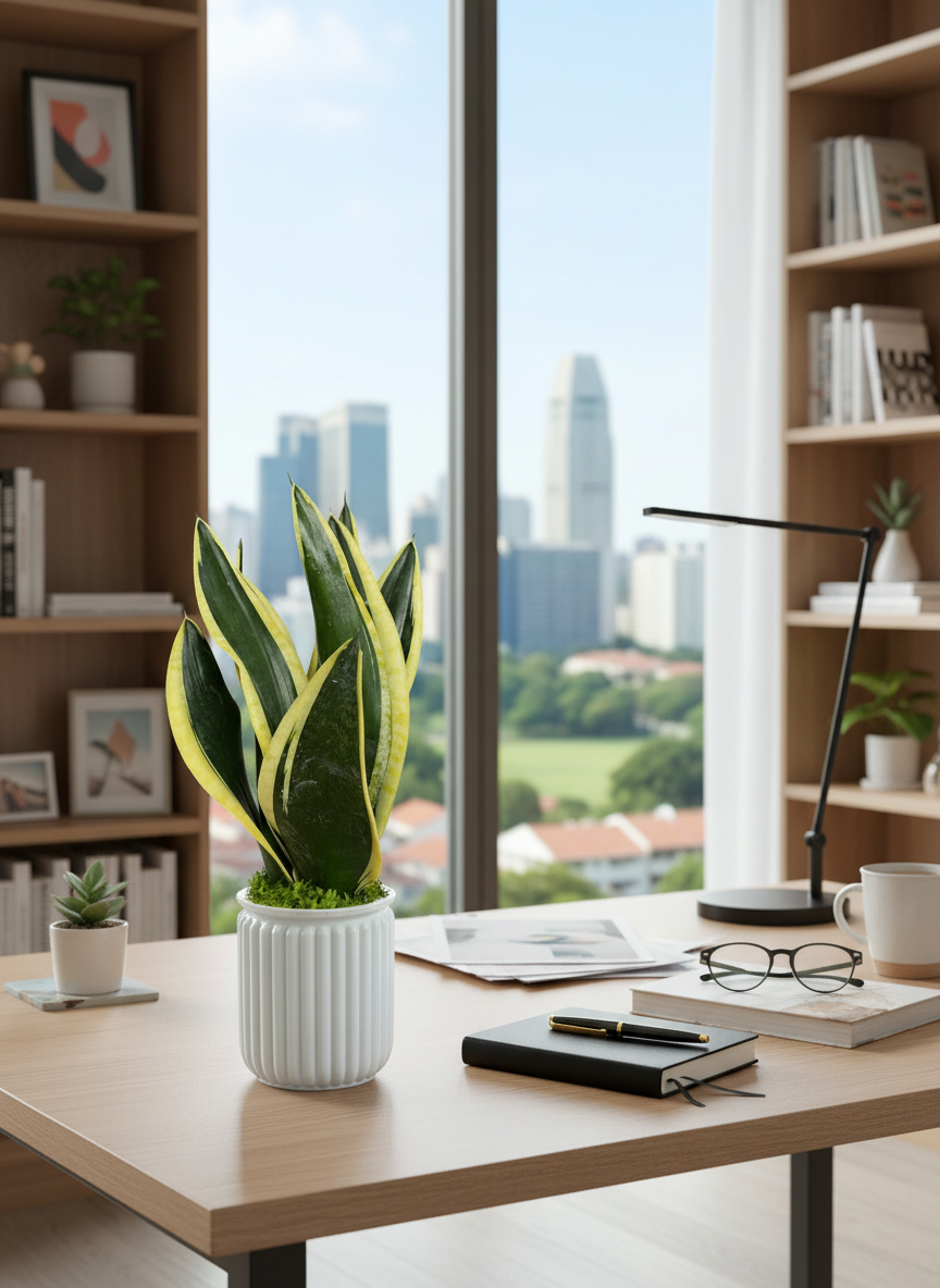 Sansevieria Trifasciata Laurentii Hydro - Self Watering