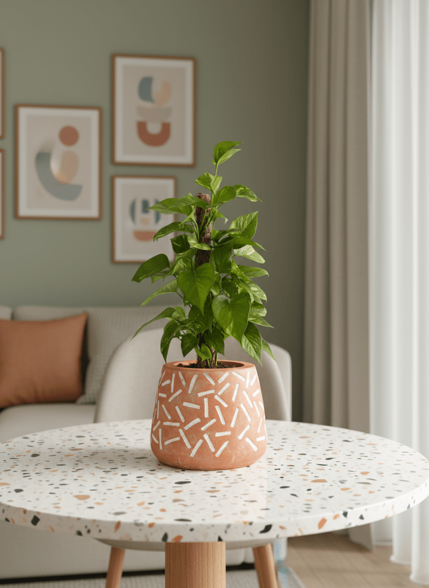 Epipremnum Aureum Money Plant 50cm - Potted plant - GIFT-AUSP-3269 - Tumbleweed Plants - Online Plant Delivery Singapore