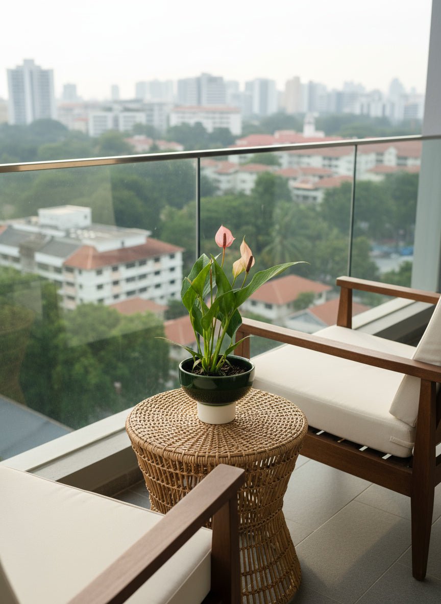 Anthurium Lili Pink - Potted plant - POTT-ANTH-GRW-4901 - Tumbleweed Plants - Online Plant Delivery Singapore