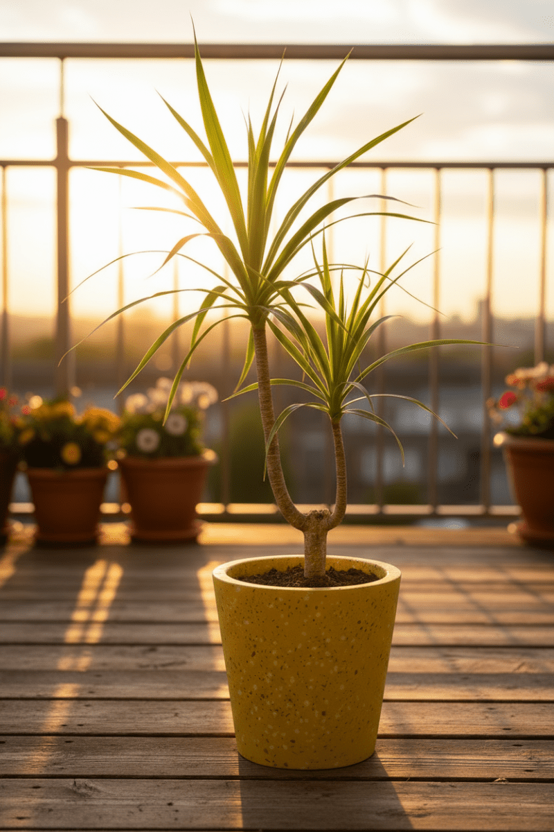 Dracaena Draco Junior (single stem/head) - Potted plant - POTT-DRAC-GRW-7770 - Tumbleweed Plants - Online Plant Delivery Singapore