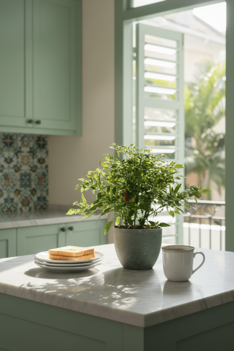 Chili Plant - Potted plant - POTT-CHIL-GRW-5187 - Tumbleweed Plants - Online Plant Delivery Singapore
