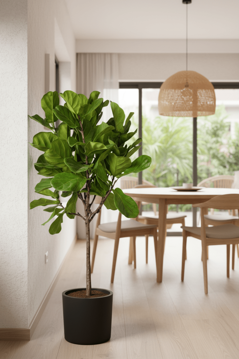 Ficus Lyrata 'Fiddle-leaf Fig' - Potted plant - POTT-FIDD-GRW-1919 - Tumbleweed Plants - Online Plant Delivery Singapore