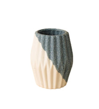 Geometric Mini Pots Blue/White