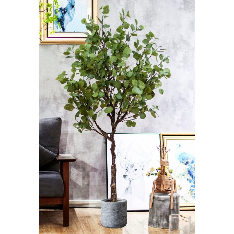 Eucalyptus (Life-like Artificial) - Potted plant - 5784929259913 - Tumbleweed Plants - Online Plant Delivery Singapore