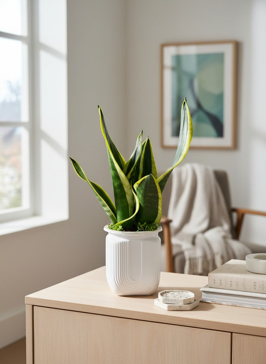 Sansevieria Trifasciata Laurentii Hydro - Self Watering (assorted)