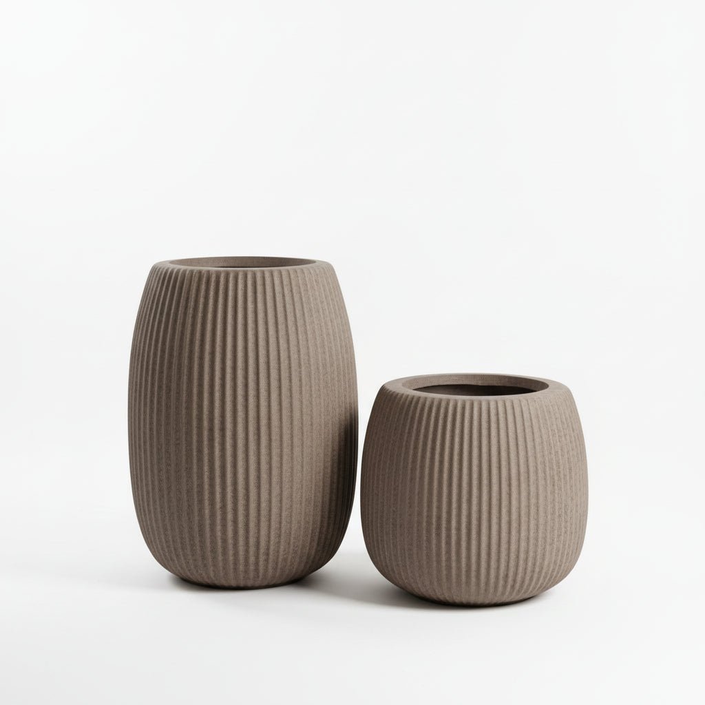 Fluted Oval Pot - XL