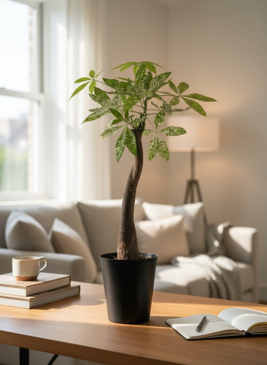 Pachira Milky Way Japan Wavy Trunk - Potted plant - POTT-PACH-GRW-9975 - Tumbleweed Plants - Online Plant Delivery Singapore