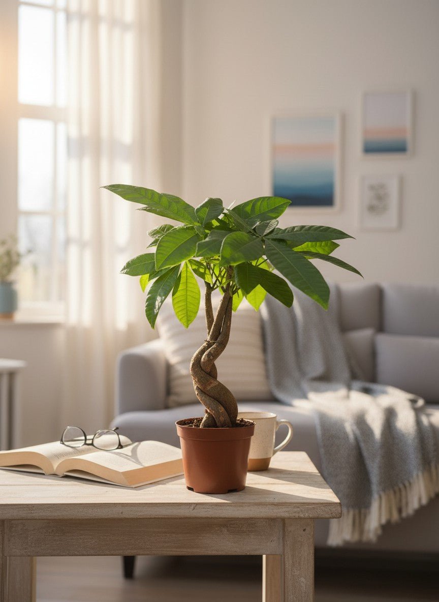 Twisty Curly Money Tree - Potted plant - POTT-TWIS-GRW-6298 - Tumbleweed Plants - Online Plant Delivery Singapore