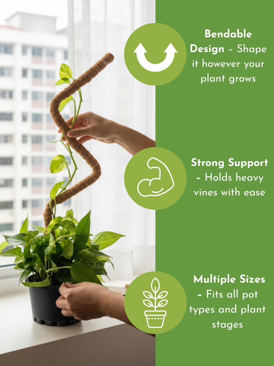 Bendable Moss Pole