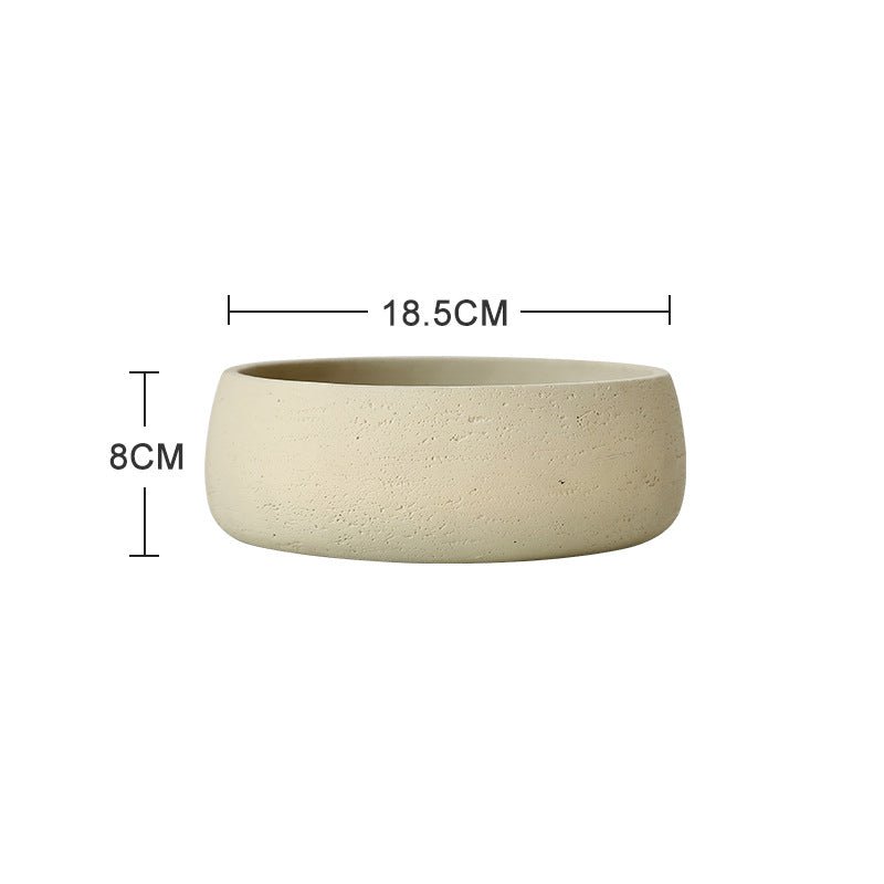 Mid Century Bonsai Bowl Planter - Medium - Planter - 5943274891216 - Tumbleweed Plants - Online Plant Delivery Singapore