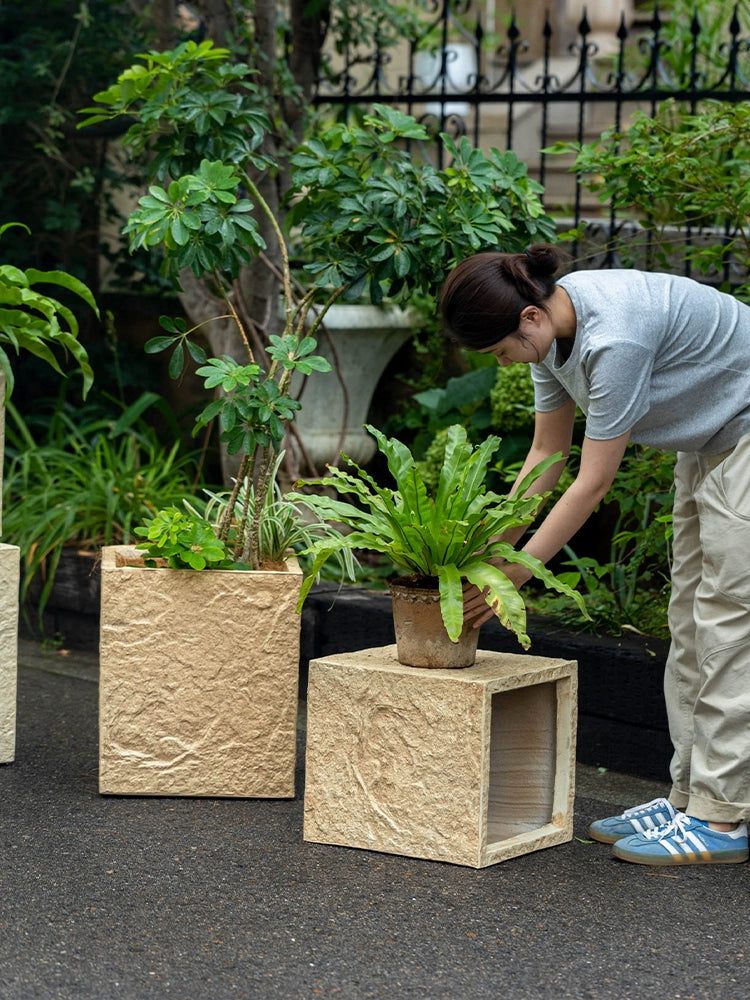Cube Rock Pot - XL