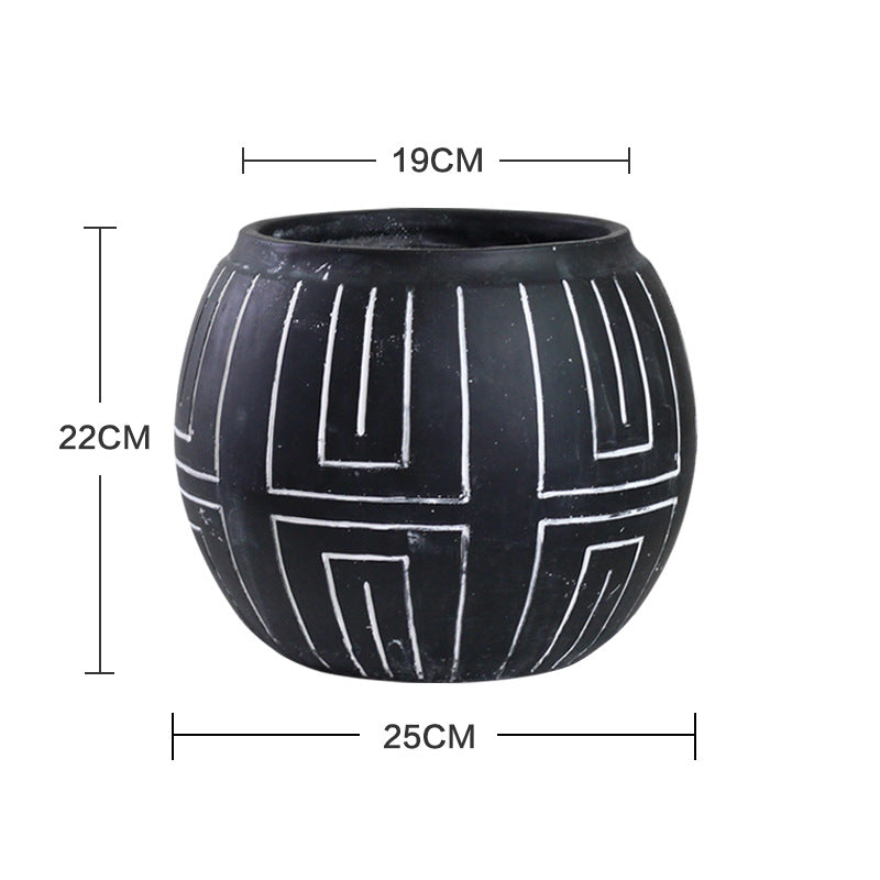 Folk Element Pot - Medium