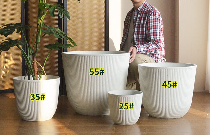 Scandi Cloudstone Pot – M