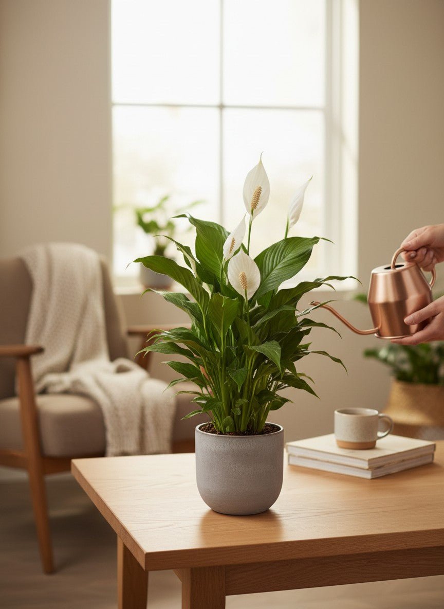 Peace Lily - Pearl Cupido - Potted plant - POTT-PEAC-GRW-7226 - Tumbleweed Plants - Online Plant Delivery Singapore