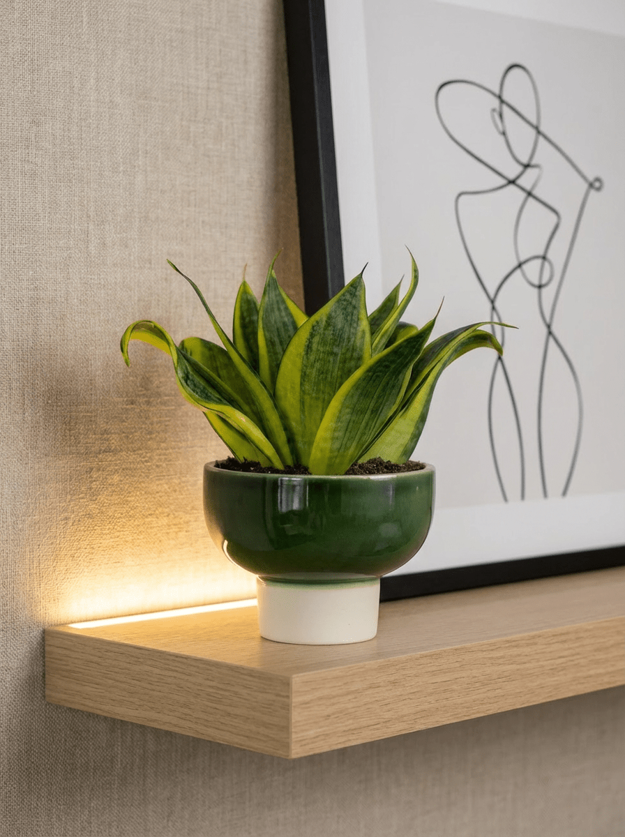 Sansevieria Trifasciata ‘Golden Hahnii’ - Potted plant - POTT-SANS-GRW-1855 - Tumbleweed Plants - Online Plant Delivery Singapore