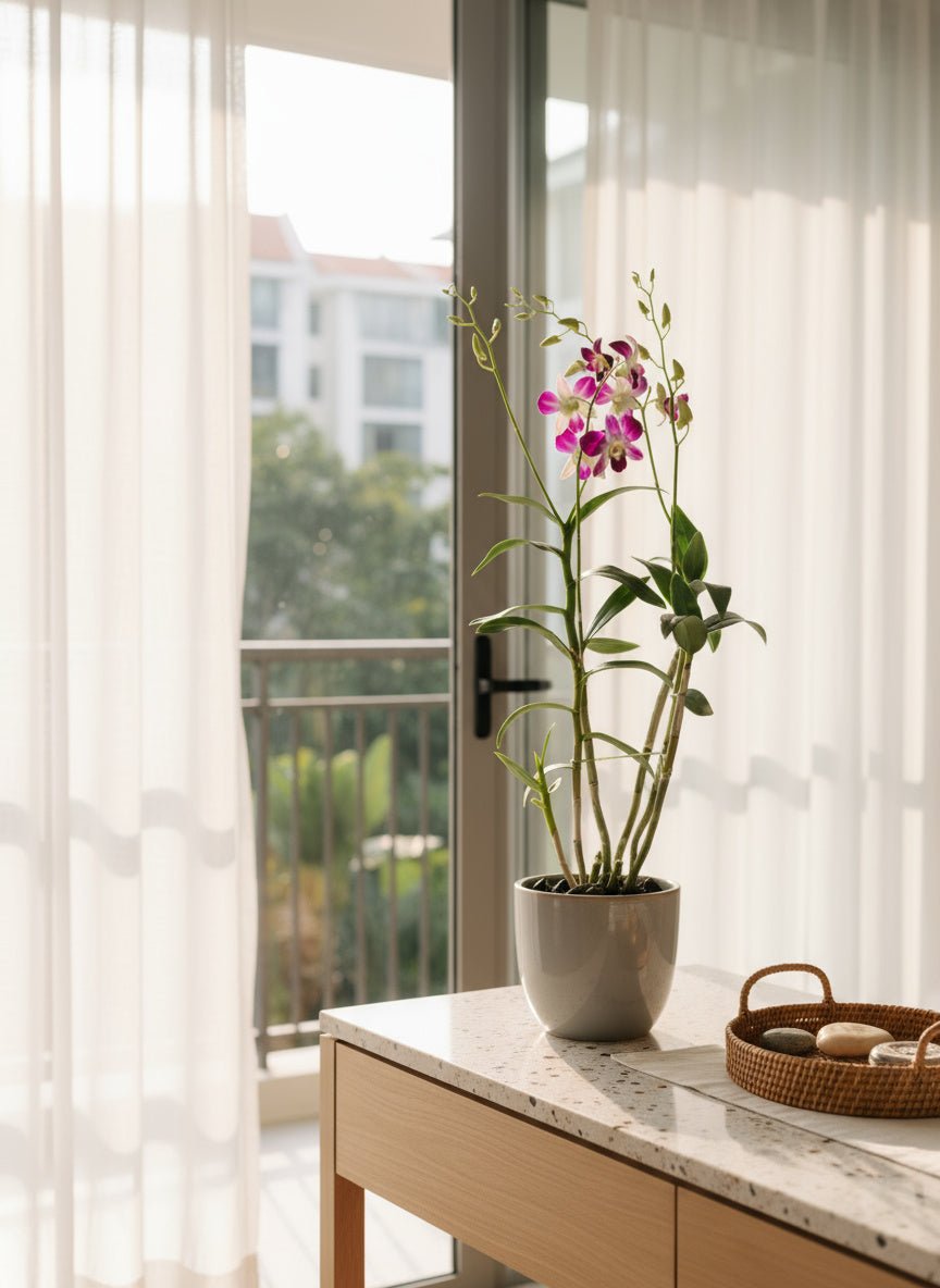 Dendrobium Orchid - Potted plant - GIFT-DEND-3606 - Tumbleweed Plants - Online Plant Delivery Singapore