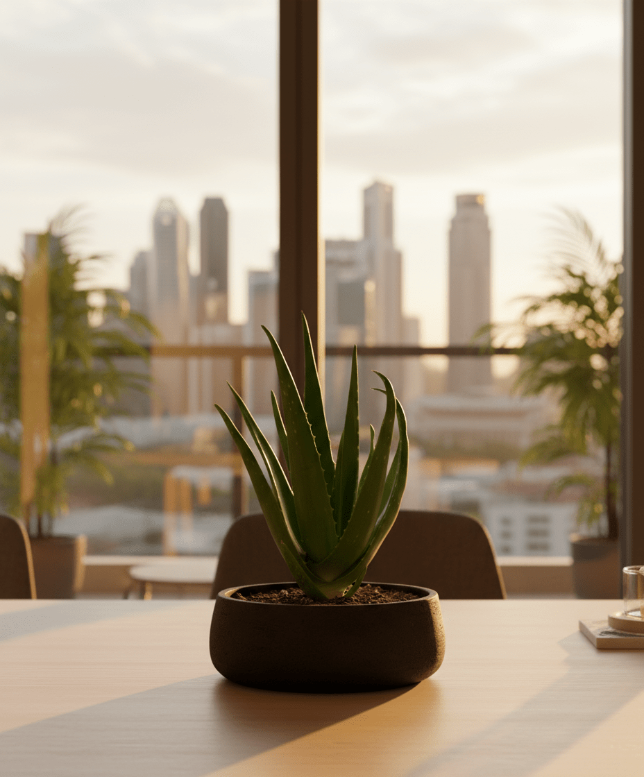 Aloe Vera - Potted plant - POTT-ALOE-GRW-1907 - Tumbleweed Plants - Online Plant Delivery Singapore