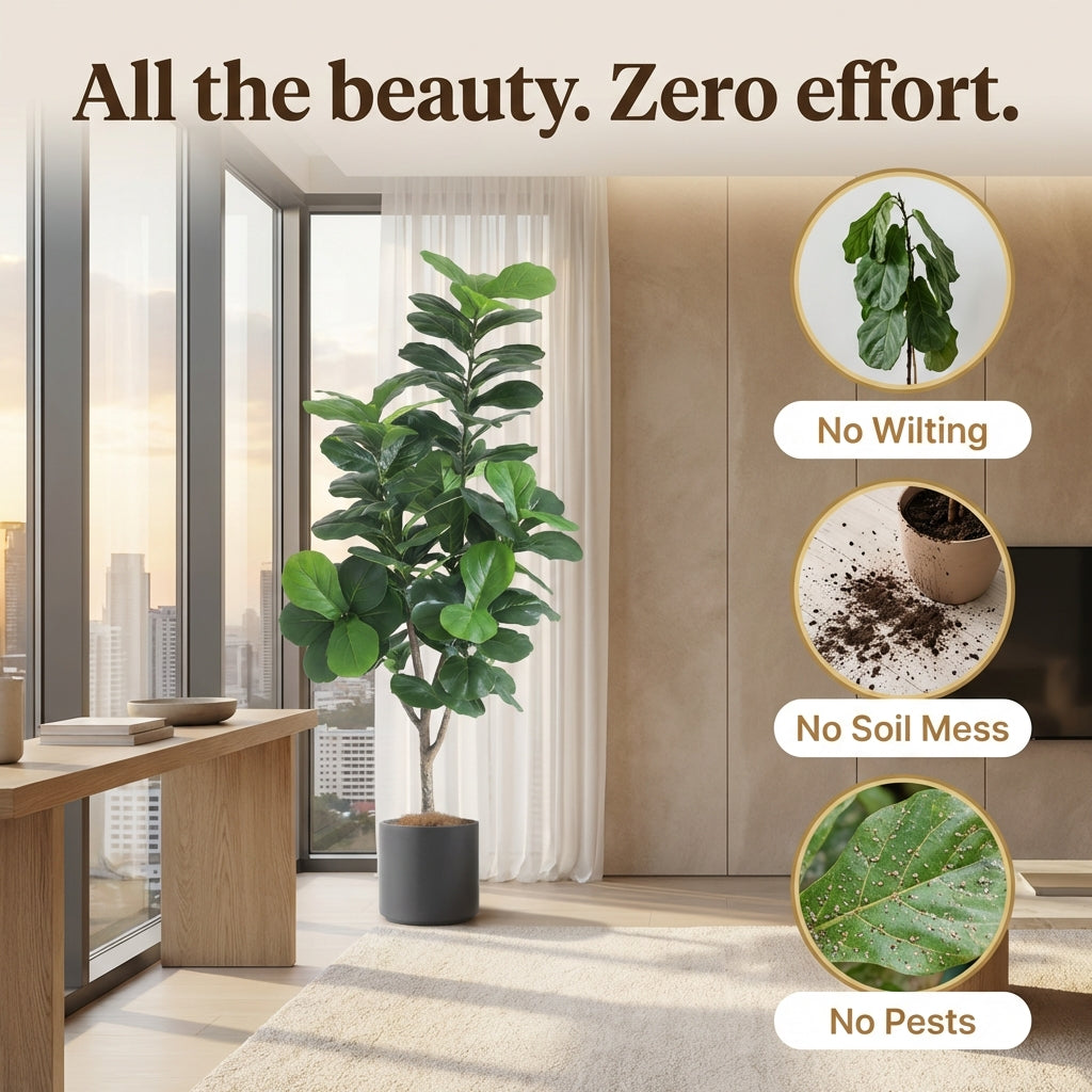 Fiddle Leaf Fig (Life-like Artificial)