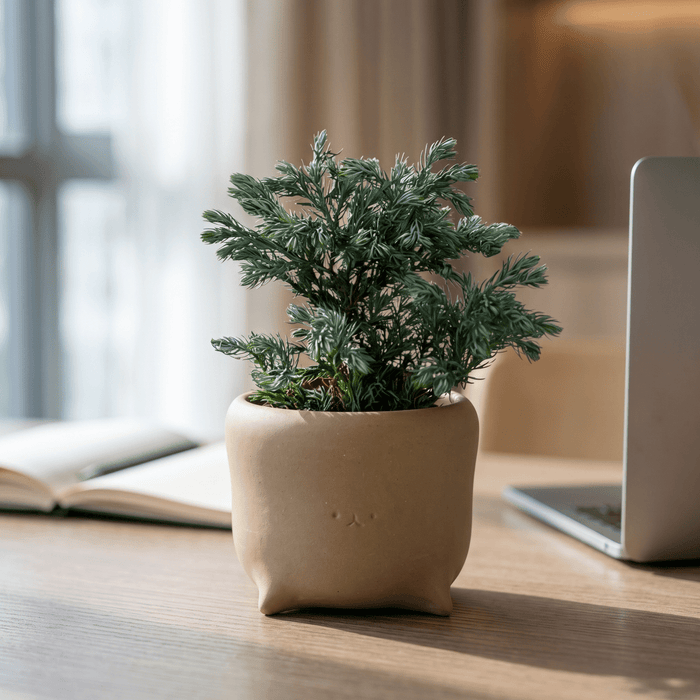 Blue Moss Cyprus (Chamaecyparis pisifera 'Boulevard') - Potted plant - POTT-BLUE-4127 - Tumbleweed Plants - Online Plant Delivery Singapore
