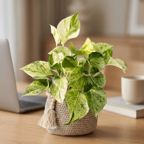 Epipremnum 'Marble Queen' - Potted plant - GIFT-EPIP-GRW-5215 - Tumbleweed Plants - Online Plant Delivery Singapore