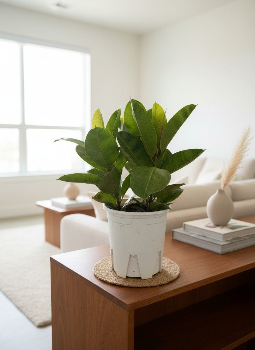 Ficus Shivereana / Moonshine Rubber Plant Multi-Stems - Potted plant -  - Tumbleweed Plants - Online Plant Delivery Singapore