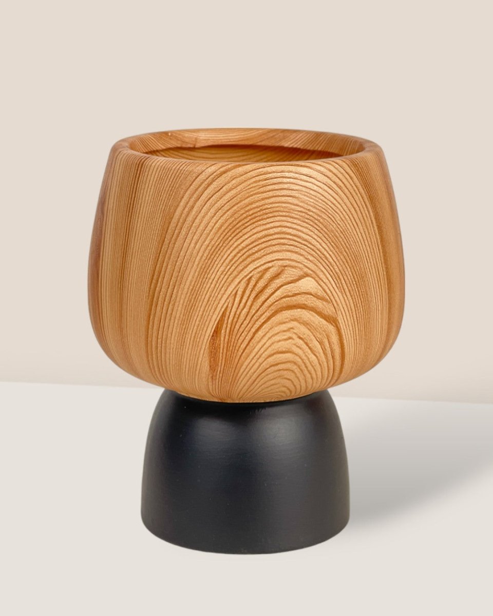 Terracotta Wooden Pot - black - Pot - Tumbleweed Plants - Online Plant Delivery Singapore