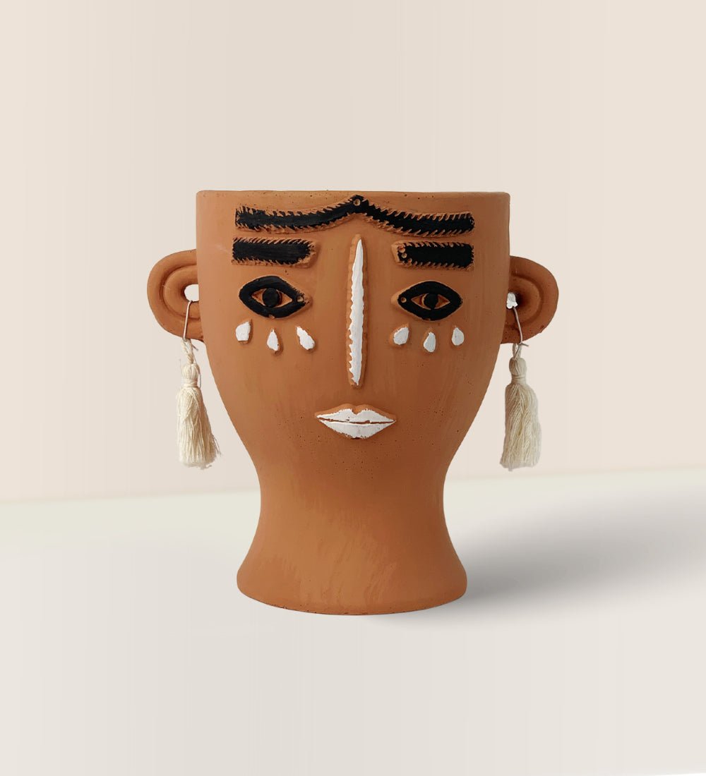 Polly Planter - brown tall