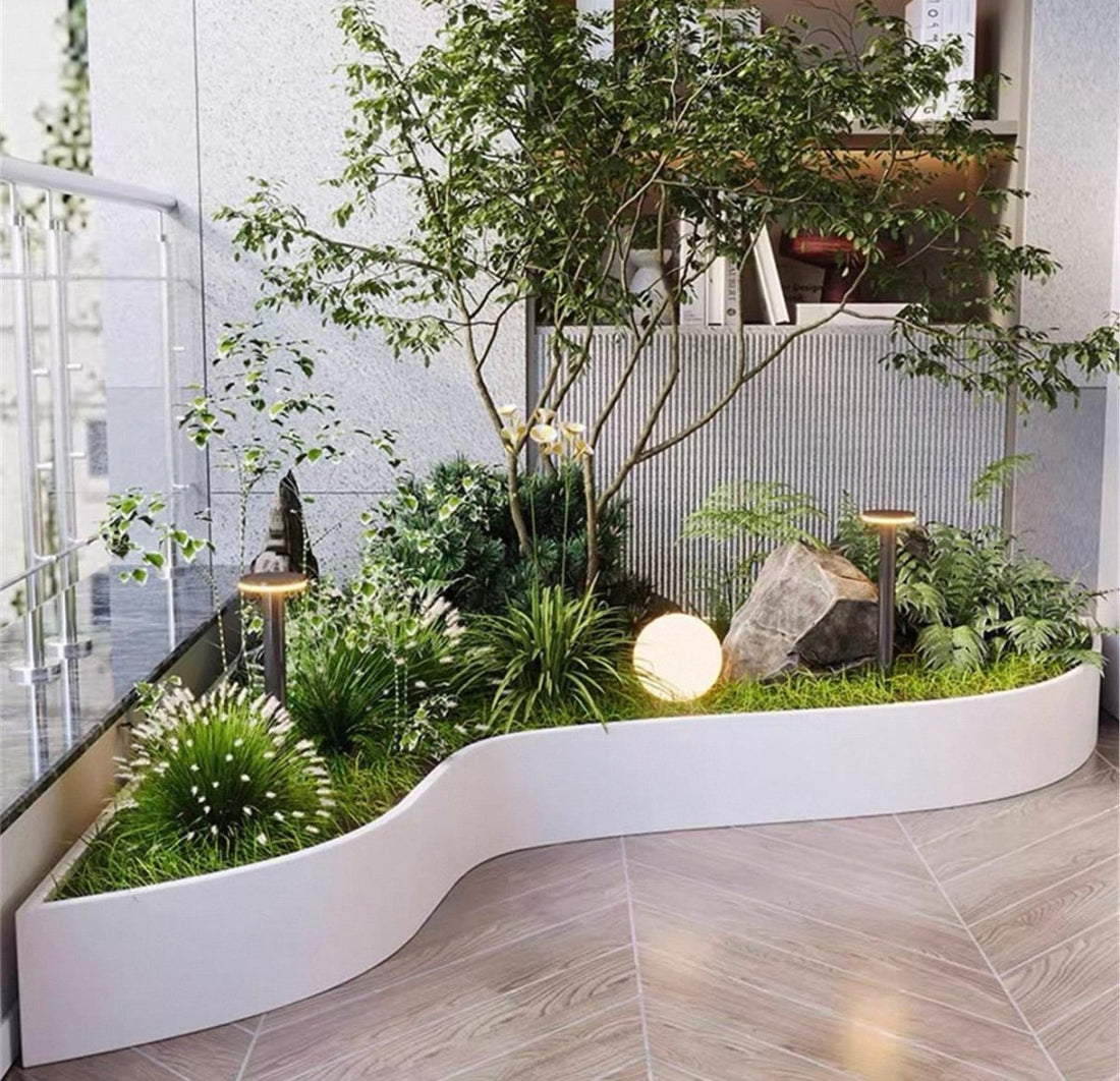 Curved corner bed
